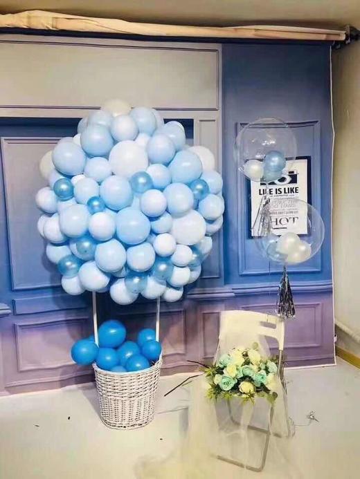 白色双耳竹编花篮 商品图1
