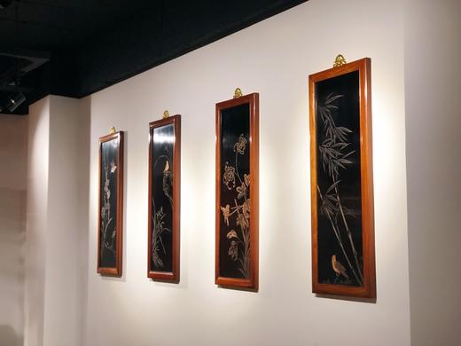 红桥红  家具严选  缅甸花梨(大果紫檀）  【梅兰竹菊挂屏】 商品图3