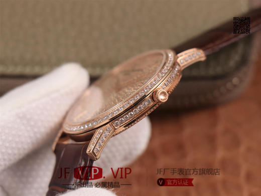 EA江诗丹顿传承系列奢华满天星男士腕表，型号：81579/000G-9274，共镶嵌660施华洛水晶美钻，机芯搭载进口9015改江诗丹顿1326新型自动上链机芯 商品图4