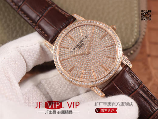 EA江诗丹顿传承系列奢华满天星男士腕表，型号：81579/000G-9274，共镶嵌660施华洛水晶美钻，机芯搭载进口9015改江诗丹顿1326新型自动上链机芯 商品图2