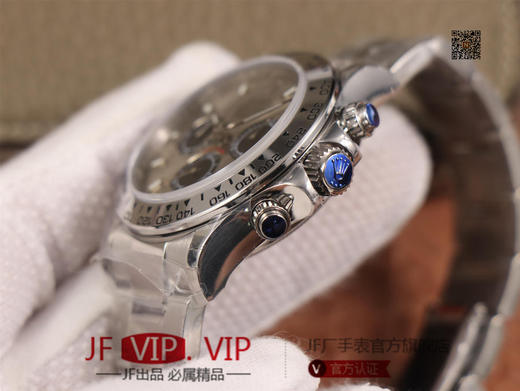 JH出品，最新定制升级版本，劳力士Rolex超级宇宙计时迪通拿升级版本 ，升级圈口角度与字体大小字体颜色银灰色更明显与原版一致，字面钉更光亮 商品图4