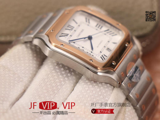 BV男装大号-卡地亚新款山度士 表壳：316材质表盘：渐变蓝色表针，尺寸：39.8X47.5X9.08毫米表冠：蓝宝石机芯：MIYOTA-9015 商品图3