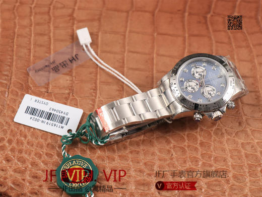 JH出品，最新定制升级版本，劳力士Rolex超级宇宙计时迪通拿升级版本 ，升级圈口角度与字体大小字体颜色银灰色更明显与原版一致，字面钉更光亮 夜光更强发光时间更久 商品图9