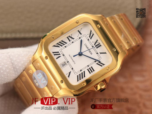 BV男装大号-卡地亚新款山度士 表壳：316材质表盘：渐变蓝色表针，尺寸：39.8X47.5X9.08毫米表冠：蓝宝石机芯：MIYOTA-9015 商品图1