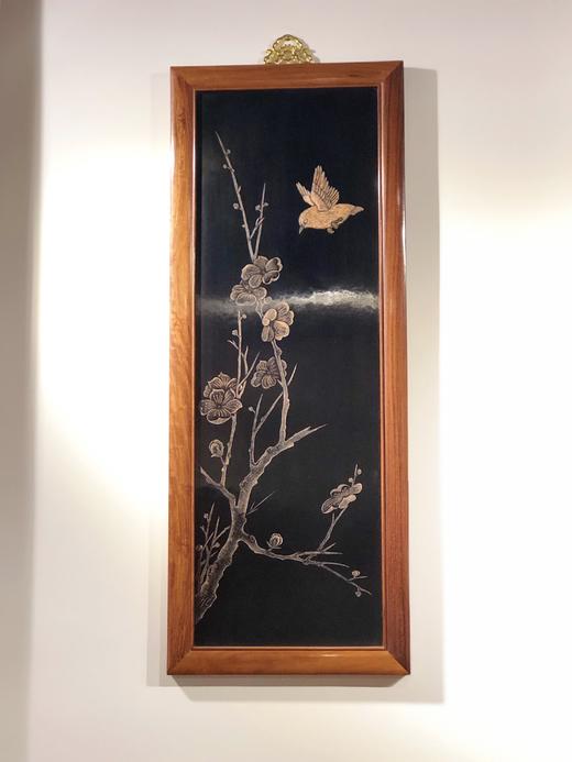 红桥红  家具严选  缅甸花梨(大果紫檀）  【梅兰竹菊挂屏】 商品图5