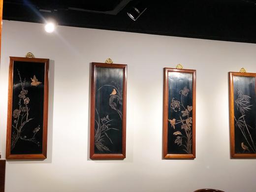 红桥红  家具严选  缅甸花梨(大果紫檀）  【梅兰竹菊挂屏】 商品图2