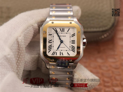 BV男装大号-卡地亚新款山度士 表壳：316材质表盘：渐变蓝色表针，尺寸：39.8X47.5X9.08毫米表冠：蓝宝石机芯：MIYOTA-9015 商品图0