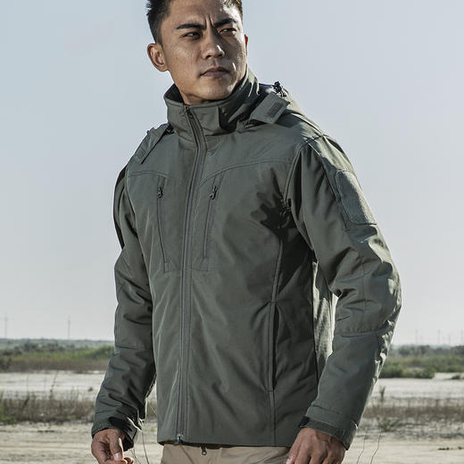 教官战术火影一代户外保暖防风通勤冲锋衣男棉衣外套战术棉服 商品图1