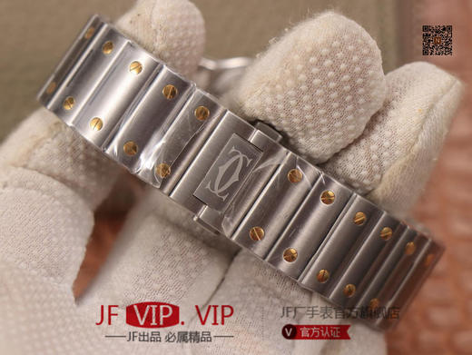 BV男装大号-卡地亚新款山度士 表壳：316材质表盘：渐变蓝色表针，尺寸：39.8X47.5X9.08毫米表冠：蓝宝石机芯：MIYOTA-9015 商品图7