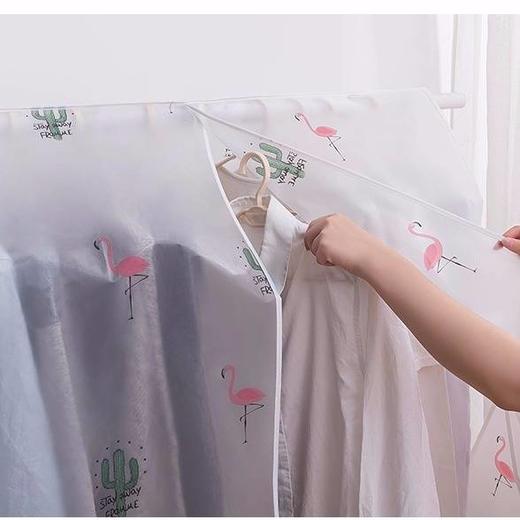 衣服防尘罩大衣防尘罩家用遮衣布透明衣服防尘套挂衣袋衣物防尘 商品图4