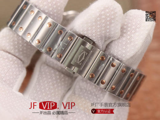 BV男装大号-卡地亚新款山度士 表壳：316材质表盘：渐变蓝色表针，尺寸：39.8X47.5X9.08毫米表冠：蓝宝石机芯：MIYOTA-9015 商品图7