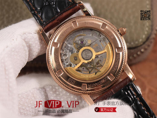 EA江诗丹顿传承系列奢华满天星男士腕表，型号：81579/000G-9274，共镶嵌660施华洛水晶美钻，机芯搭载进口9015改江诗丹顿1326新型自动上链机芯 商品图7