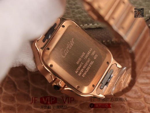 BV男装大号-卡地亚新款山度士 表壳：316材质表盘：渐变蓝色表针，尺寸：39.8X47.5X9.08毫米表冠：蓝宝石机芯：MIYOTA-9015 商品图6