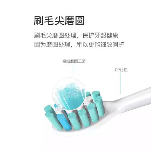 Bestlife/百灵K76系列 声波电动牙刷替换刷头 2支装 多色 商品图2