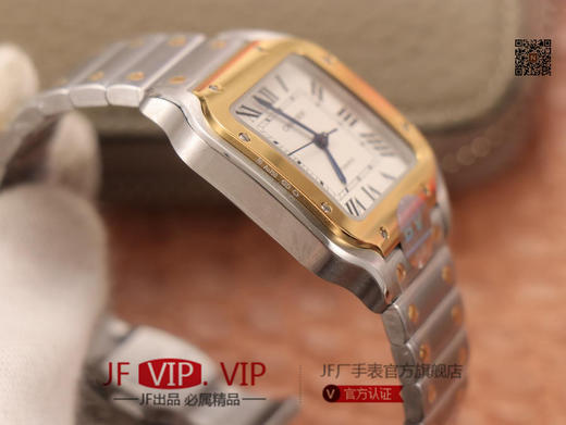 BV男装大号-卡地亚新款山度士 表壳：316材质表盘：渐变蓝色表针，尺寸：39.8X47.5X9.08毫米表冠：蓝宝石机芯：MIYOTA-9015 商品图5