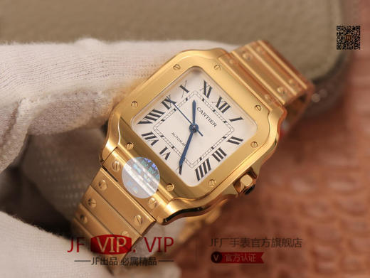 BV男装大号-卡地亚新款山度士 表壳：316材质表盘：渐变蓝色表针，尺寸：39.8X47.5X9.08毫米表冠：蓝宝石机芯：MIYOTA-9015 商品图1