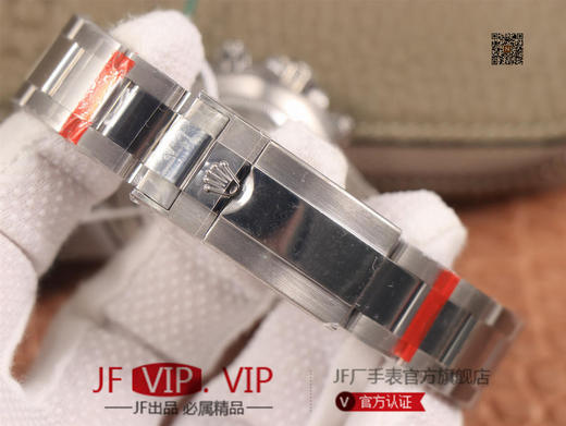 JH出品，最新定制升级版本，劳力士Rolex超级宇宙计时迪通拿升级版本 ，升级圈口角度与字体大小字体颜色银灰色更明显与原版一致，字面钉更光亮 夜光更强发光时间更久 商品图7