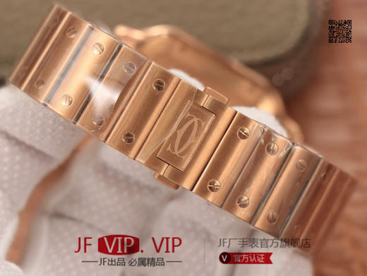 BV男装大号-卡地亚新款山度士 表壳：316材质表盘：渐变蓝色表针，尺寸：39.8X47.5X9.08毫米表冠：蓝宝石机芯：MIYOTA-9015 商品图7