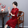 WXG-TLL99秋季高贵连衣裙中年女装洋气长袖裙子 商品缩略图3