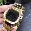 卡西欧小金表 小金砖、金色GMW-B5000D-1JF/B5000 35周年方块钢带表 采用了极为用心的抛光和打磨，显得质感非常高级 商品缩略图6