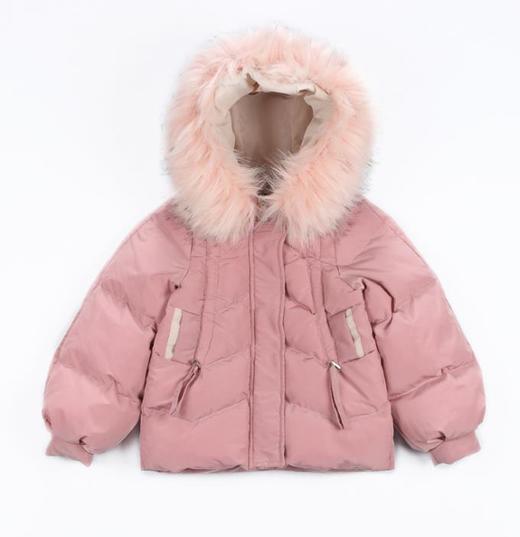 【棉衣】。中长款棉服母女装韩版宽松显瘦加厚棉衣外套亲子装 商品图4