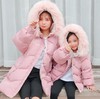 【棉衣】。中长款棉服母女装韩版宽松显瘦加厚棉衣外套亲子装 商品缩略图2