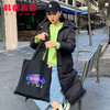 韩都衣舍2019冬季新款韩版女装直筒连帽中长款羽绒服女NH1588煜 商品缩略图2