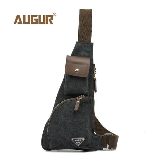 【胸包】休闲男士胸包运动帆布男包小包包多功能户外小挎包178# 商品图1