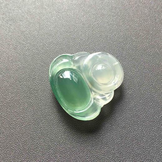 高冰种晴水绿阳绿肚子俏色弥勒佛 商品图6