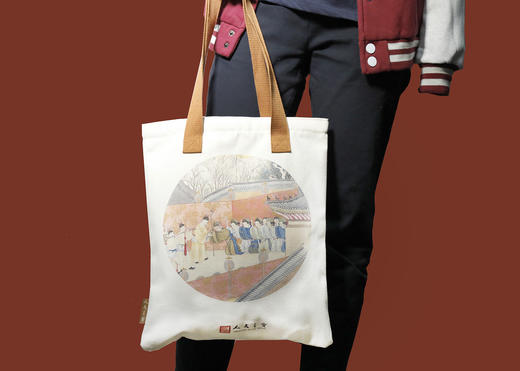 孙温红楼系列·全新拉链款帆布包（元妃省亲） 商品图4