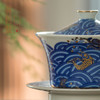 宝瓷林江海无涯7头青花描金茶具 商品缩略图1
