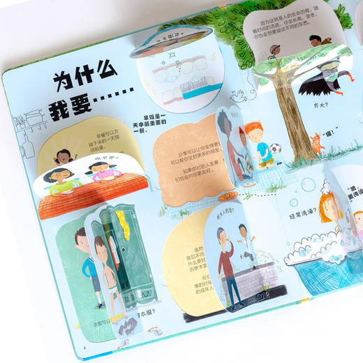 你问我答科普翻翻书·W系列 成长  尤斯伯恩 科普百科 商品图4
