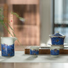宝瓷林江海无涯7头青花描金茶具 商品缩略图3
