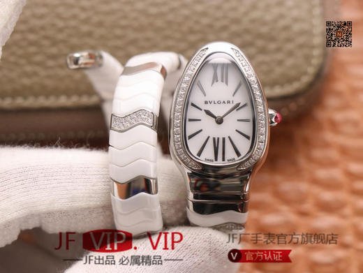 BV宝格丽SERPENTI系列，陶瓷表壳：陶瓷＋316#精钢表带：陶瓷+记忆弹簧表冠：陶瓷+316#精钢表盘：陶瓷表底：陶瓷玻璃：蓝宝石机芯 商品图0