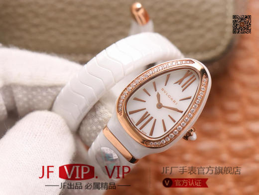 BV宝格丽SERPENTI系列，陶瓷表壳：陶瓷＋316#精钢表带：陶瓷+记忆弹簧表冠：陶瓷+316#精钢表盘：陶瓷表底：陶瓷玻璃：蓝宝石机芯 商品图1