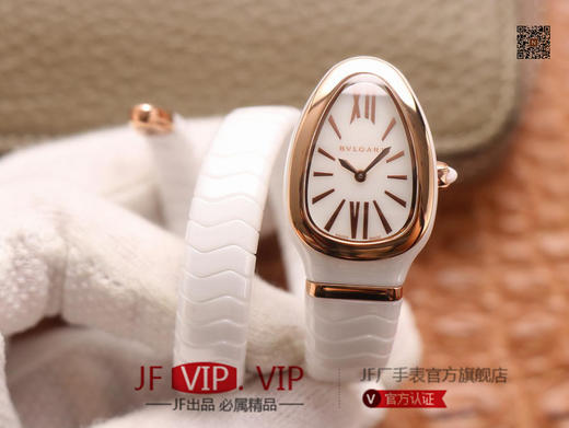 BV宝格丽SERPENTI系列，陶瓷表壳：陶瓷＋316#精钢表带：陶瓷+记忆弹簧表冠：陶瓷+316#精钢表盘：陶瓷表底：陶瓷玻璃：蓝宝石机芯 商品图0