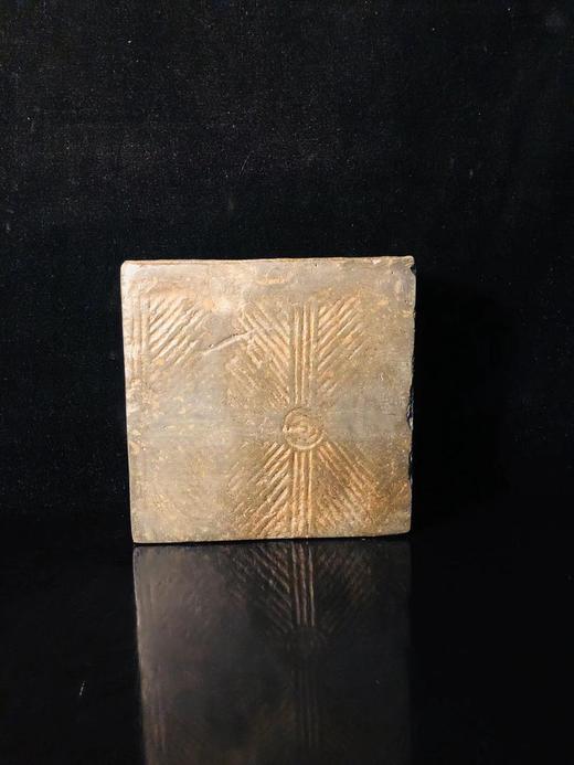 【金石雅趣】【东汉铜钱几何纹砖】第三组 商品图5