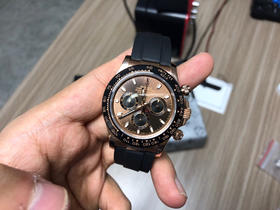 Rolex   劳力士 迪通拿计时系列 巧克力🍫陶瓷圈口 橡胶表带 蓝宝石镜面 改装升级版自动机械机芯升级4130机芯夹板！少量到货！