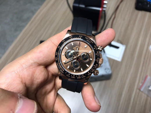 Rolex   劳力士 迪通拿计时系列 巧克力🍫陶瓷圈口 橡胶表带 蓝宝石镜面 改装升级版自动机械机芯升级4130机芯夹板！少量到货！ 商品图0