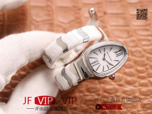 BV宝格丽SERPENTI系列，陶瓷表壳：陶瓷＋316#精钢表带：陶瓷+记忆弹簧表冠：陶瓷+316#精钢表盘：陶瓷表底：陶瓷玻璃：蓝宝石机芯 商品图8