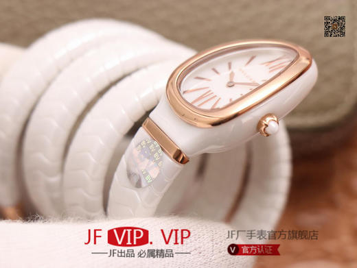 BV宝格丽SERPENTI系列，陶瓷表壳：陶瓷＋316#精钢表带：陶瓷+记忆弹簧表冠：陶瓷+316#精钢表盘：陶瓷表底：陶瓷玻璃：蓝宝石机芯 商品图4