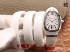 BV宝格丽SERPENTI系列，陶瓷表壳：陶瓷＋316#精钢表带：陶瓷+记忆弹簧表冠：陶瓷+316#精钢表盘：陶瓷表底：陶瓷玻璃：蓝宝石机芯