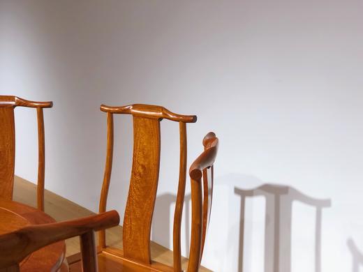 红桥红 家具严选  缅甸花梨(大果紫檀）  【138cm圆餐桌十件套】 商品图4