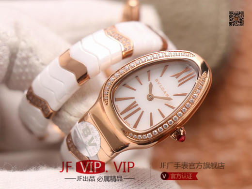 BV宝格丽SERPENTI系列，陶瓷表壳：陶瓷＋316#精钢表带：陶瓷+记忆弹簧表冠：陶瓷+316#精钢表盘：陶瓷表底：陶瓷玻璃：蓝宝石机芯 商品图3