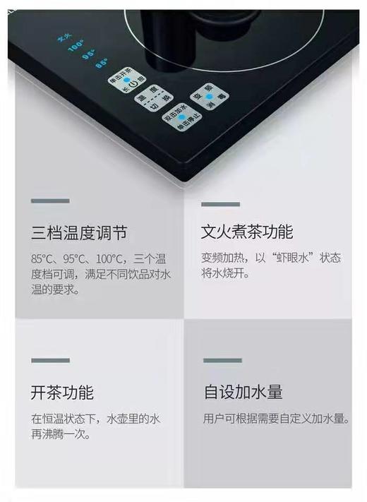 吉谷电水壶TC0202嵌入式升级款烧水壶消毒锅抽水三合一 商品图3