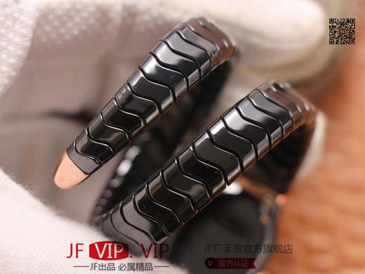 BV宝格丽SERPENTI系列，陶瓷表壳：陶瓷＋316#精钢表带：陶瓷+记忆弹簧表冠：陶瓷+316#精钢表盘：陶瓷表底：陶瓷玻璃：蓝宝石机芯 商品图5