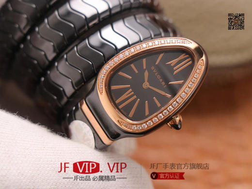 BV宝格丽SERPENTI系列，陶瓷表壳：陶瓷＋316#精钢表带：陶瓷+记忆弹簧表冠：陶瓷+316#精钢表盘：陶瓷表底：陶瓷玻璃：蓝宝石机芯 商品图3