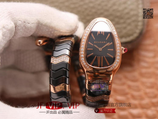BV宝格丽SERPENTI系列，陶瓷表壳：陶瓷＋316#精钢表带：陶瓷+记忆弹簧表冠：陶瓷+316#精钢表盘：陶瓷表底：陶瓷玻璃：蓝宝石机芯 商品图0