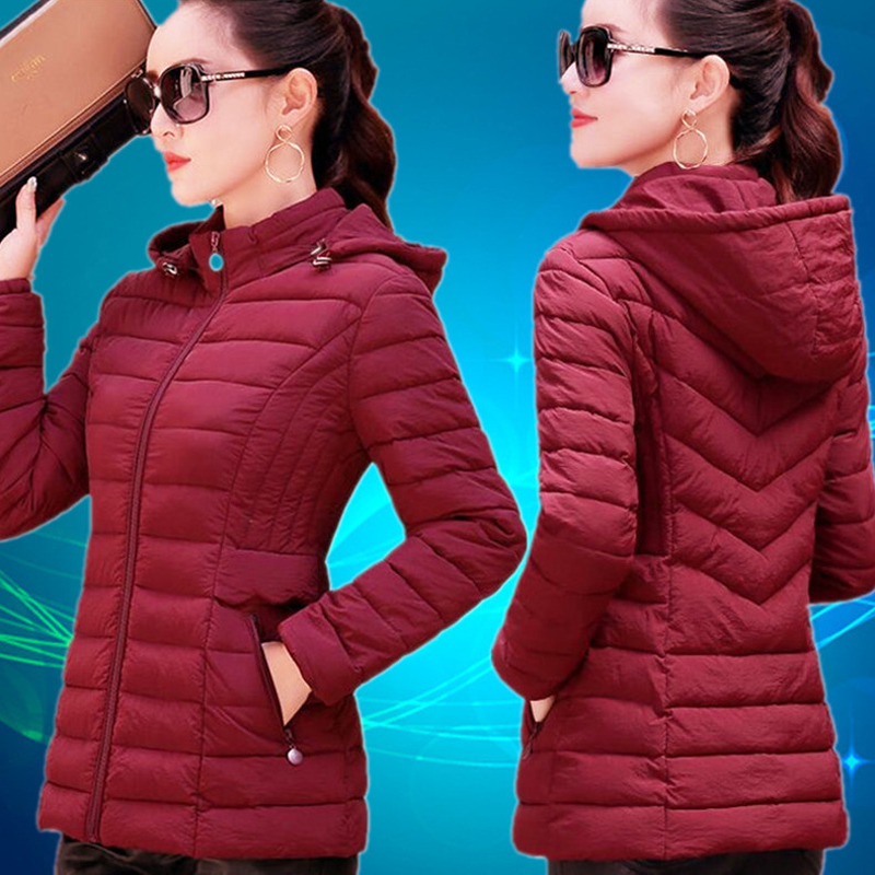 反季特卖棉服女加厚短款新款冬季羽绒棉服大码中年妈妈小棉袄外套