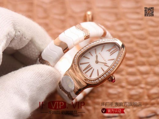 BV宝格丽SERPENTI系列，陶瓷表壳：陶瓷＋316#精钢表带：陶瓷+记忆弹簧表冠：陶瓷+316#精钢表盘：陶瓷表底：陶瓷玻璃：蓝宝石机芯 商品图8